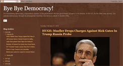 Desktop Screenshot of byebyedemocracy.org